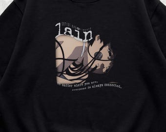 Serial Experiments Lain Sweatshirt, Lain Anime Crewneck