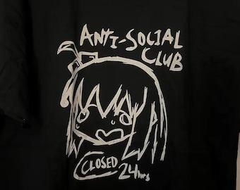 Bocchi the Rock Shirt, Anti-Social Club, Anime Manga Tee