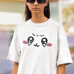 Chiikawa Shirt, Chiikawa Meme T-Shirt, Chikawa Grafik Illustration Tshirt, süßes Anime Chiikawa Tshirt