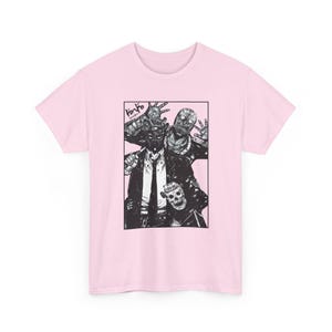 Dorohedoro Manga Shirt, Shin, Noi, Ebisu Light Pink