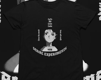 Serial Experiments Lain 日本の T シャツ ユニセックス 大人 メンズ