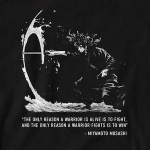 Miyamoto Mushashi, Samurai, Vagabond, Manga Shirt