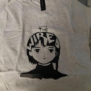 Serial Experiments Lain Anime Cotton T-Shirt