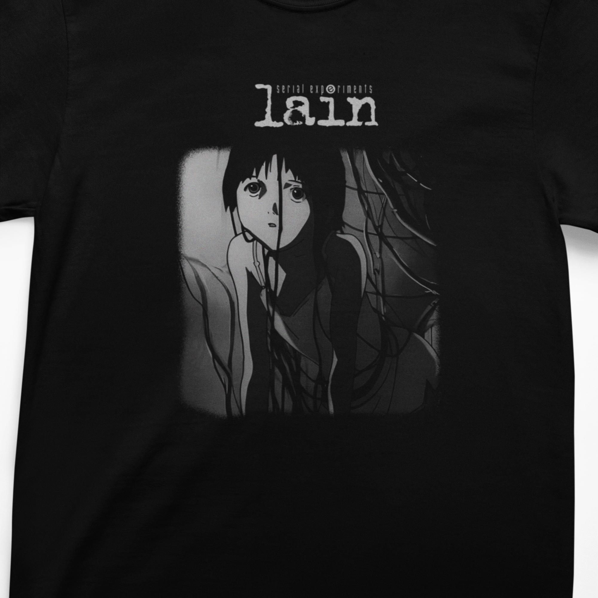 Serial Experiments Lain シャツ、サイバーパンクアニメTシャツ、Lain 