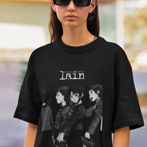 Serial Experiments, Lain, Japanese, 90s, Cyberpunk, Anime Shirt, Experiments Lain, Lain Anime