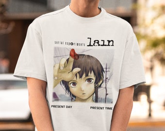 Serial Experiments Lain Tシャツ：90年代アニメ、The Wired - Etsy 日本