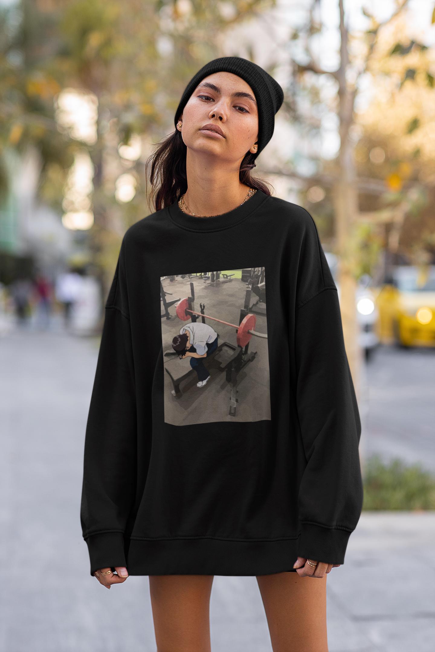 Neon Genesis Evangelion Sweatshirt | Anime Gym Tee & Bodybuilding Gift for Otaku Fans | Cozy Manga Workout Top