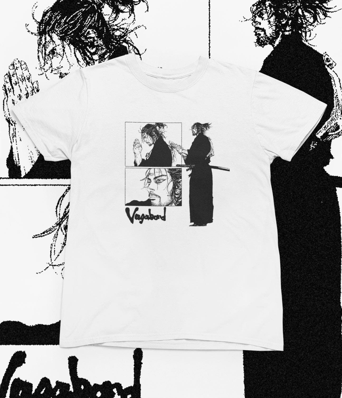 バガボンド、マンガ、バガボンドシャツ、宮本武蔵、サムライ、アニメの