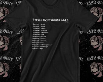 Serial Experiments Lain 日本の T シャツ ユニセックス 大人