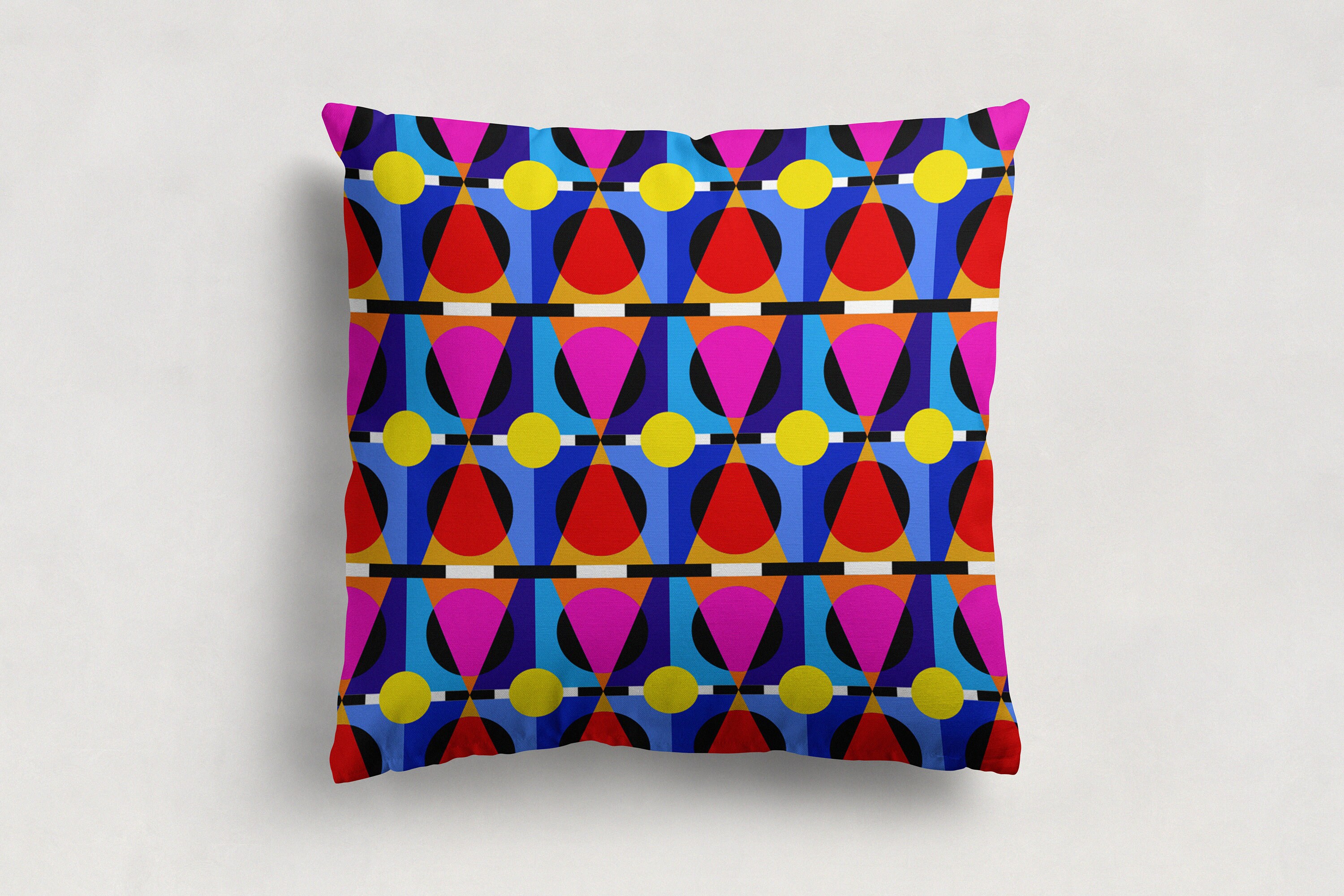 Housses de Coussins - Motifs Exclusifs Design Unique Fait Main Coussin Décoratif Cushion Cover Handm