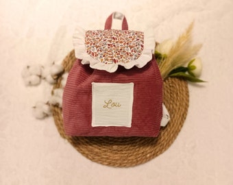 Sac à dos enfant personnalisable / cartable maternelle / sac à dos maternelle / sac à dos crèche / sac à dos personnalisé / sac maternelle