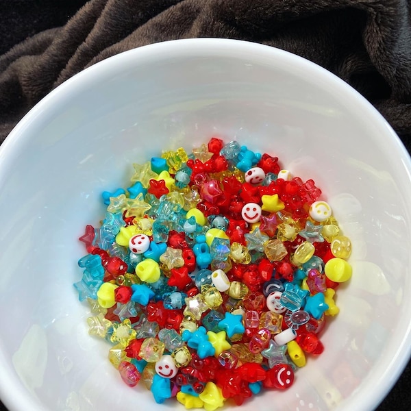 Down to Clown Bead Confetti - Mystery Bag - Clowncore Bead Mix