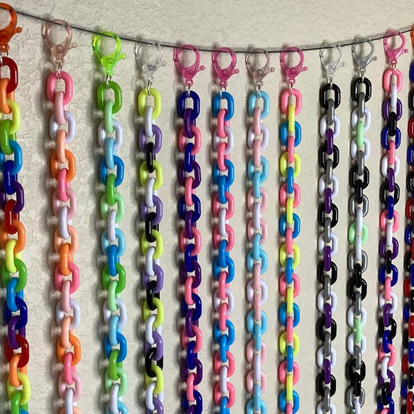 Pride Flag Belt Chains