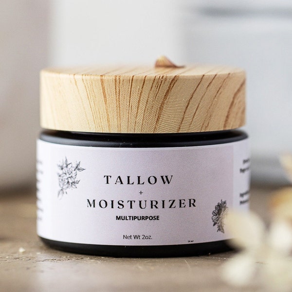 Tallow Face Cream Tailored Radiance Custom-Formulated Tallow Face Cream for Your Unique Skin Type