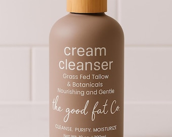 Tallow Face Wash with Niacinamide Clear Skin Cream Cleanser