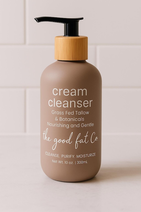 Tallow Face Wash with Niacinamide Clear Skin Cream Cleanser