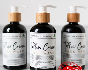 Tallow Cream Face Wash - Luxus enthüllt Tallow Cream Face Wash für opulentes Hautpflegevergnügen