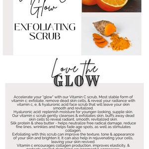 Exfoliante corporal enriquecido con vitamina C Citrus Glow Infusion para una piel radiante imagen 2