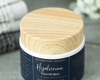 NON GREASY Tallow and Hyaluronic Face Moisturizer