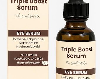 Extra Strength Triple Boost Caffeine Niacinamide and Hyaluronic Eye Serum