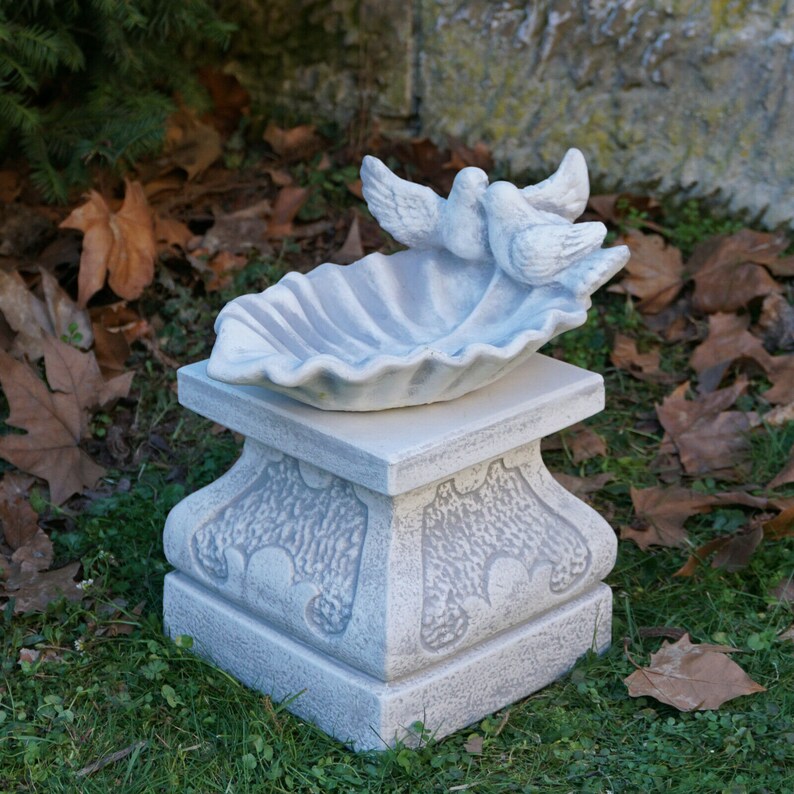 Column Concrete Statue Zen Garden Pedestal Sculpture of Stone Etsy