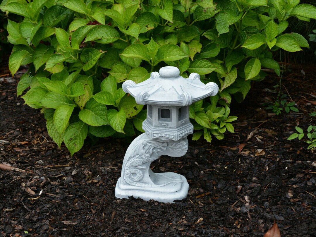 Japanese Lantern Garden Statue Pagoda Light Latern Backyard Etsy