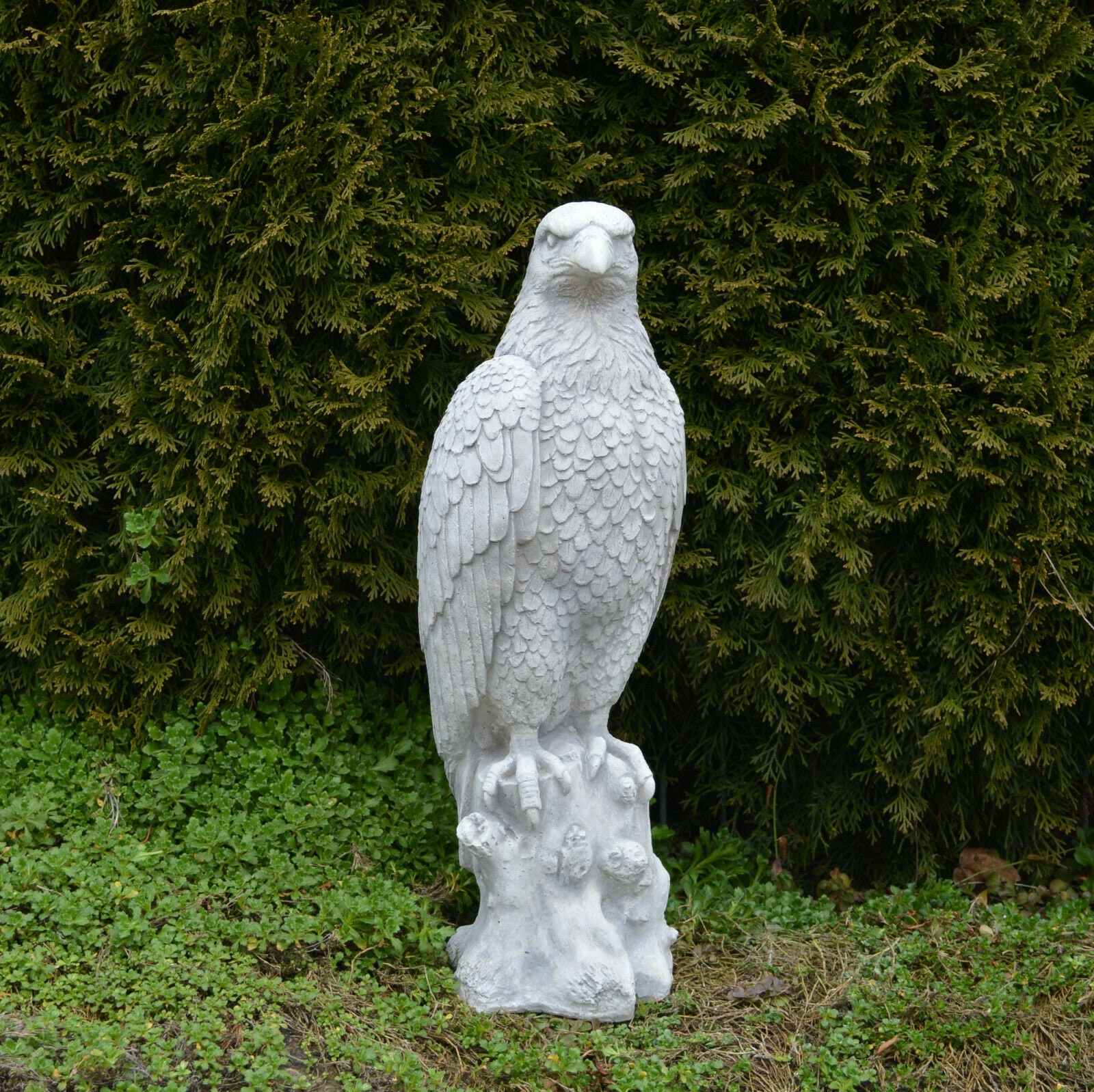 Eagle Concrete Eagle Outdoor Sculpture Bird Concrete Eagle Etsy
