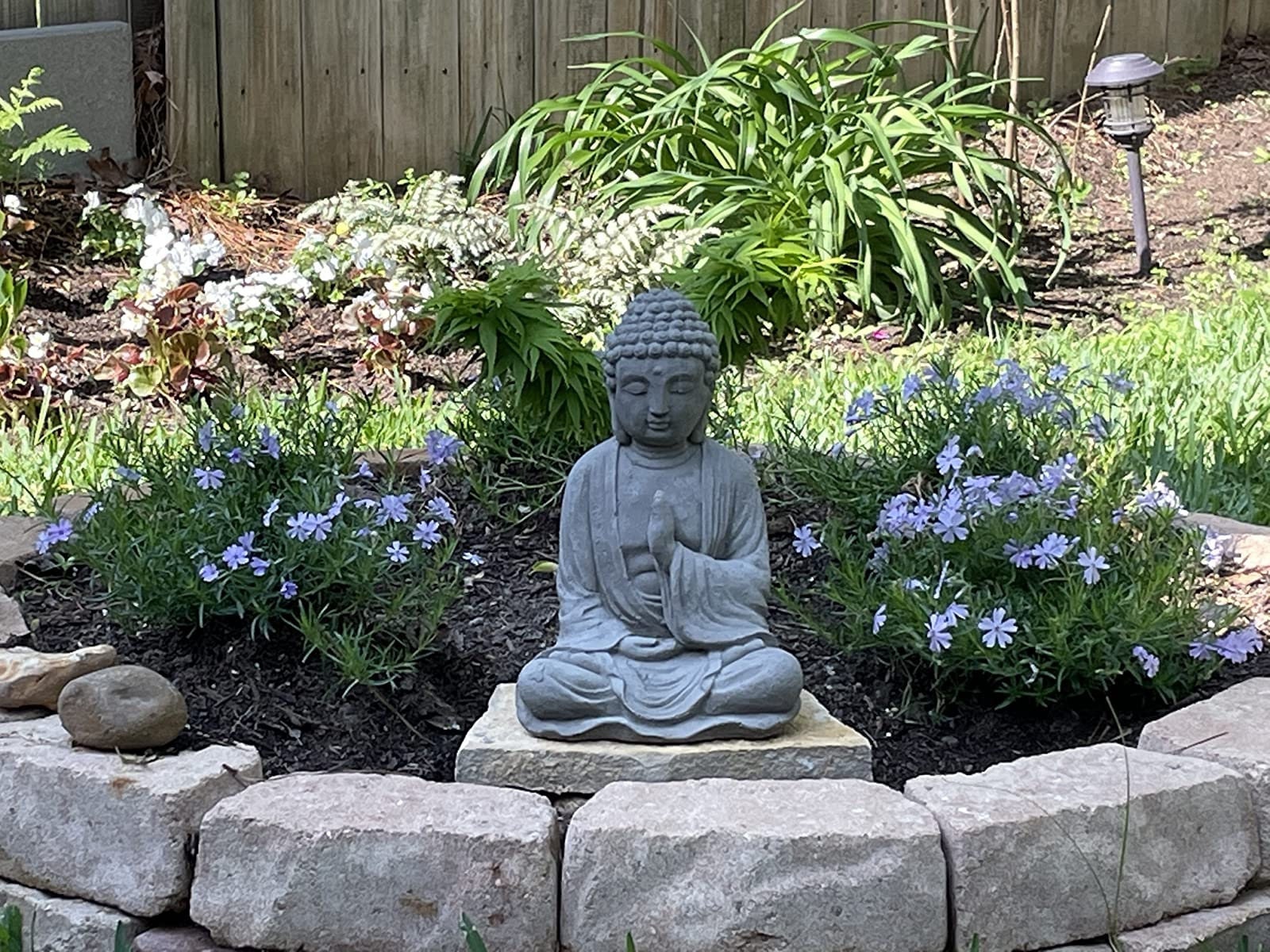Buddha Zen garden statue Outdoor sculpture Concrete Backyard decoration ...