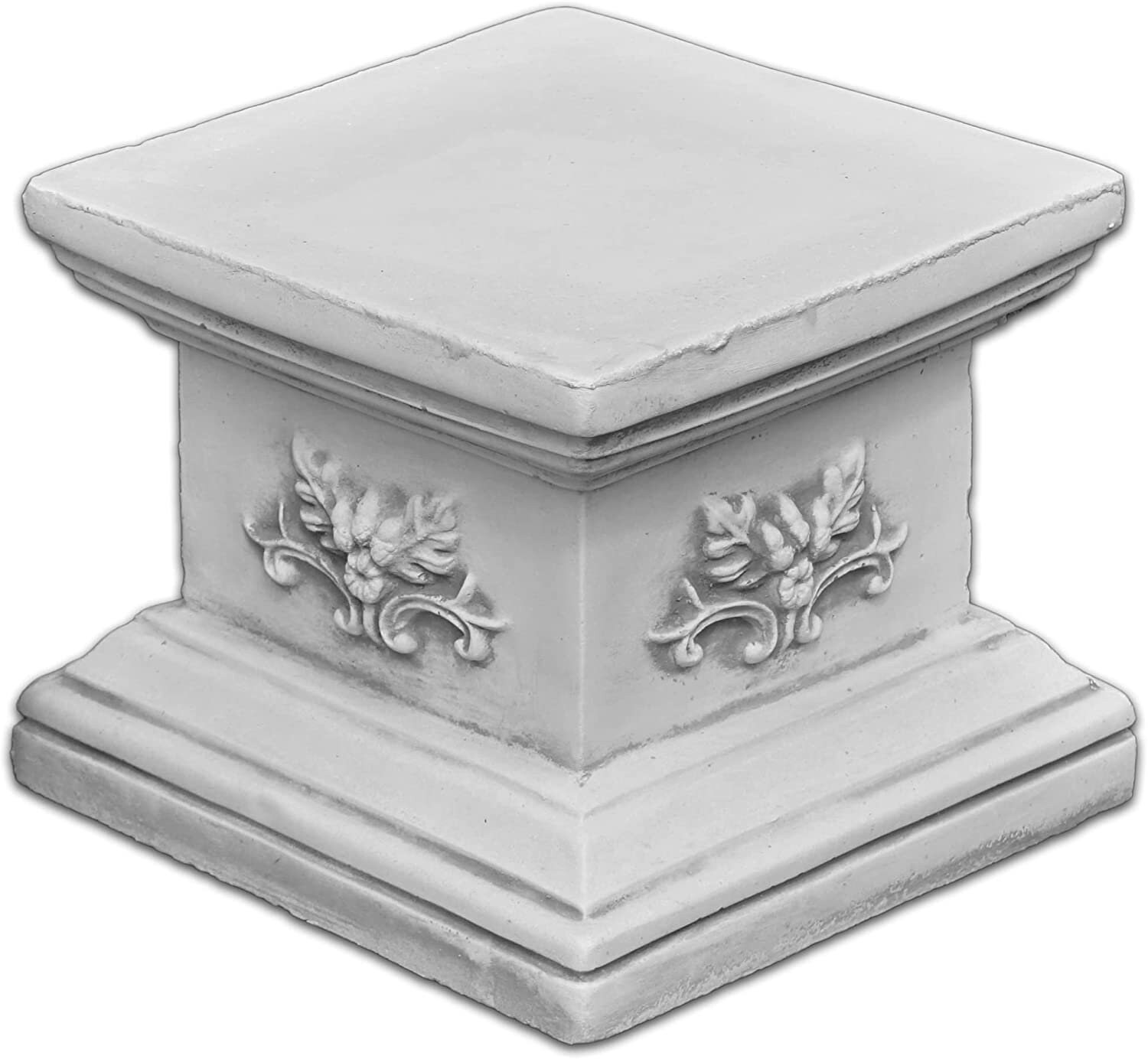 Column Concrete Garden Statue Pedestal Miniature Garden Decor Etsy