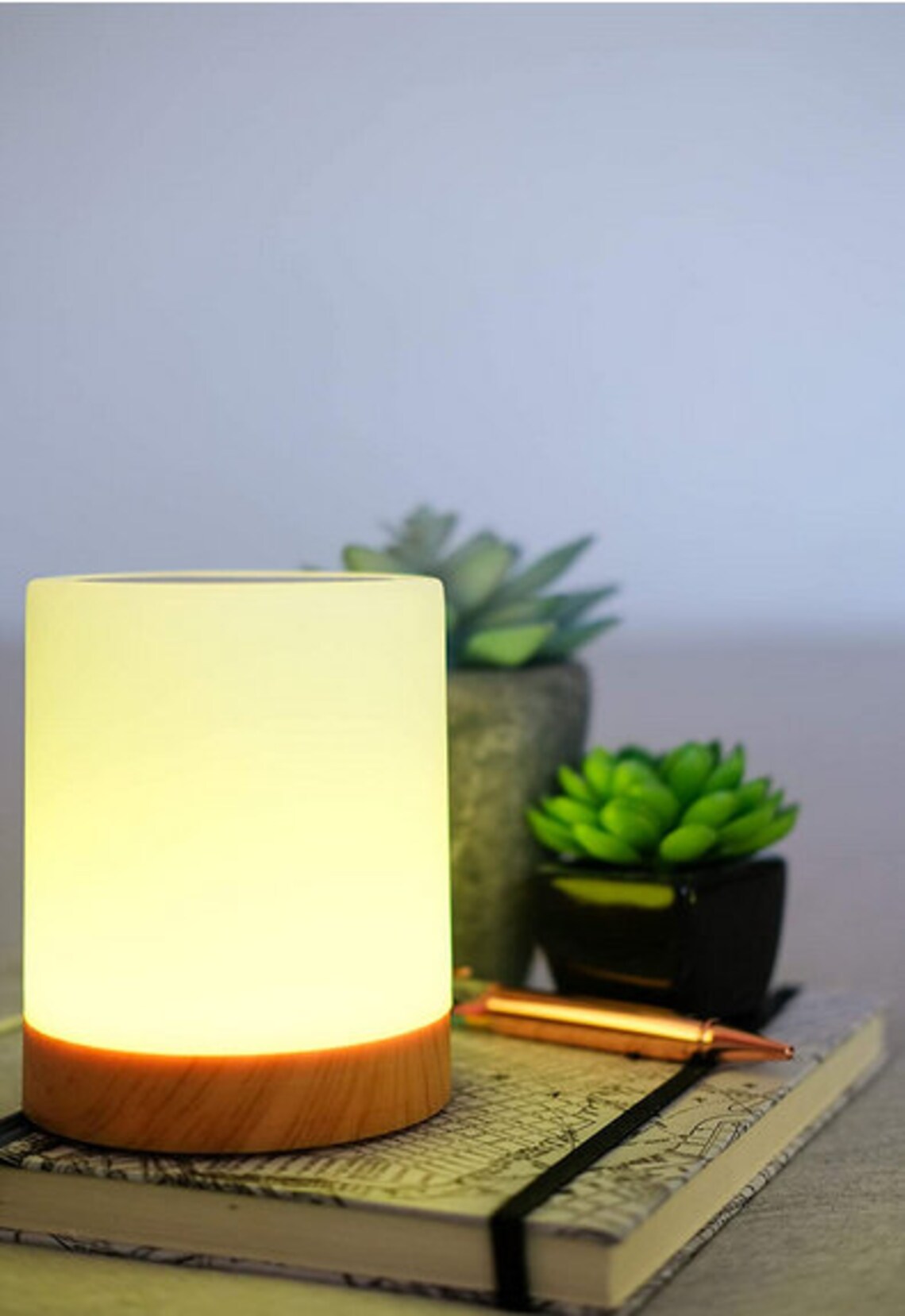 Set of Two Long Distance Friendship Lamps Etsy