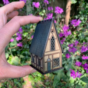 DIY Kit - Witches House - 1:144 Scale Miniature Dolls House  Kit - Dollhouse for a Dollshouse