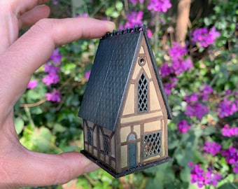 DIY Kit - Witches House - 1:144 Scale Miniature Dolls House  Kit - Dollhouse for a Dollshouse