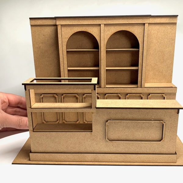 DIY Kit - 1:12 Scale Old Fashioned Style Shop Miniature Dolls House Room Box