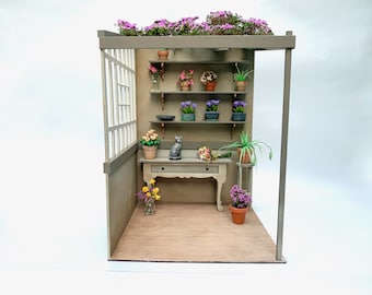 DIY Kit - 1:12 Scale Miniature Plant Room – Dolls House Room Box