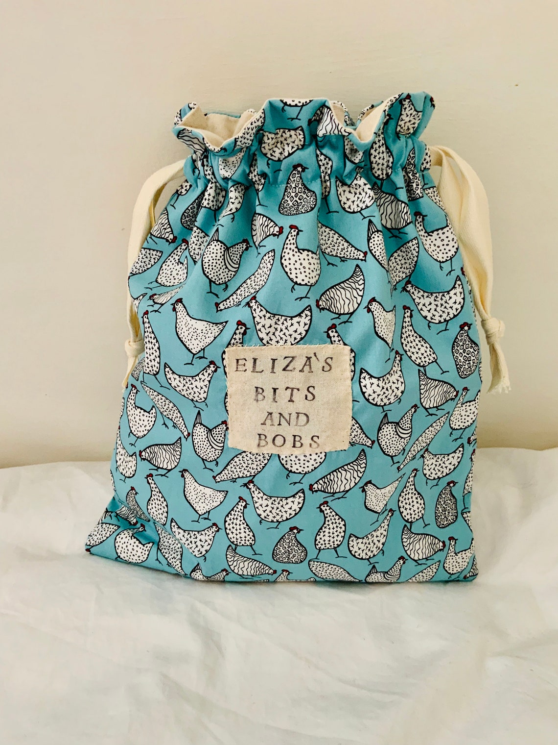 Personalised childrens toy / storage bag / spare clothes / Etsy