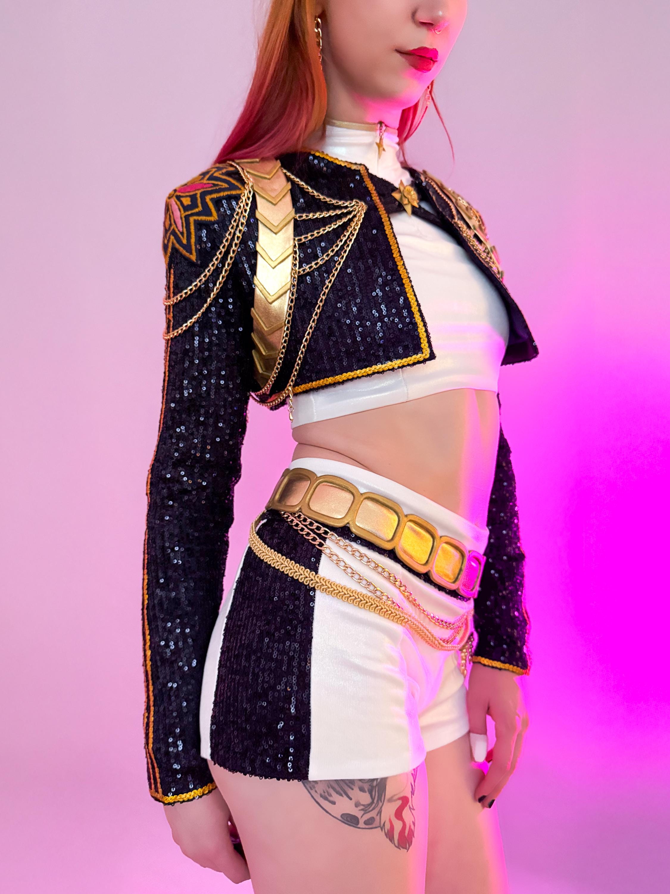 Custom Rumi Golden Cosplay from KPop Demon Hunters - Size S OSIAS Original KPop Demon Hunters Rumi Cosplay Costume  main image 2