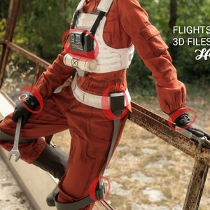 Hera Syndulla Rebels Flightsuit Parts - 3D MODELS