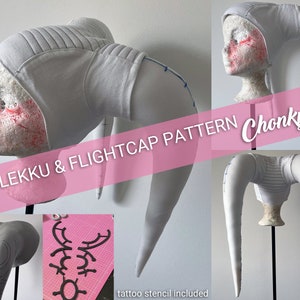 Chonky Hera Syndulla Rebels Twi&#39;lek Lekku and Flight Cap - COMPLETE PATTERNS & TUTORIALS