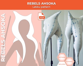 Ahsoka Rebels Togruta Lekku Headpiece - PATTERNS & TUTORIAL