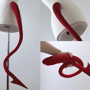 Karlach Tiefling Tail Baldurs Gate Hazbin Hotel - PATTERNS & VIDEO TUTORIAL