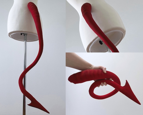 Karlach Tiefling Tail Baldurs Gate Hazbin Hotel - PATTERNS & VIDEO TUTORIAL