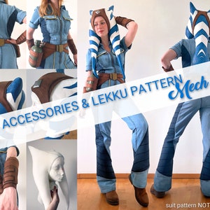 Tales of Jedi Clone Wars Mechanic Ahsoka - KOMPLETNE WZORY I SAMOUCZKI