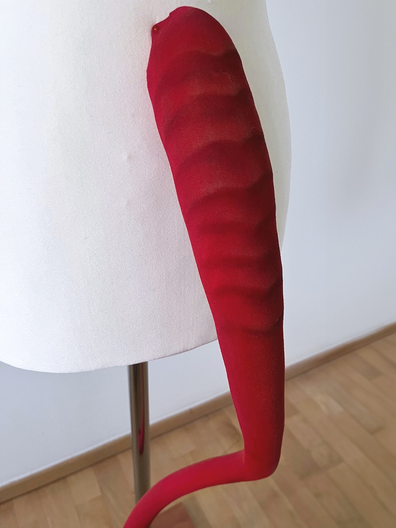 Karlach Tiefling Tail Baldurs Gate Hazbin Hotel - PATTERNS & VIDEO TUTORIAL image 7