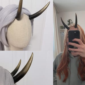 Cuernos magnéticos de Oni Demon para Cosplay - PATRONES Y VIDEO TUTORIAL