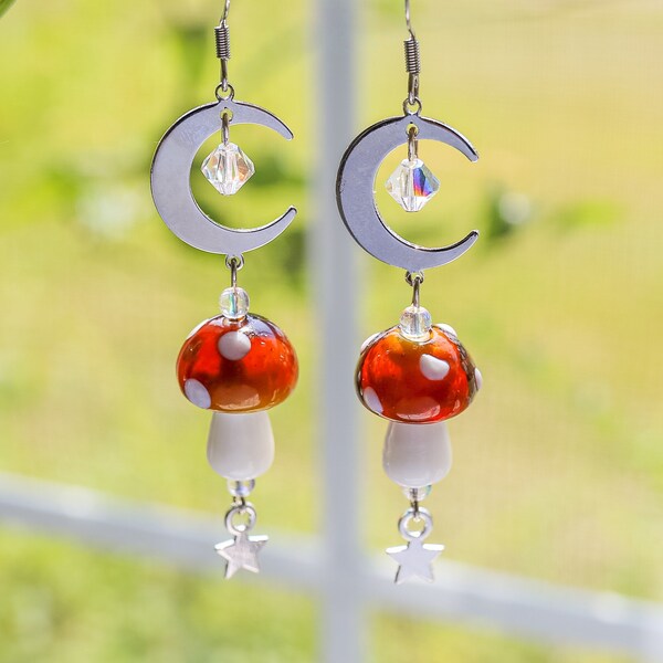 Silver Mushroom Casting Etsy