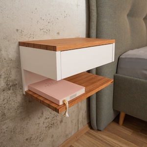 floating bedside table