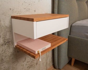 floating bedside table