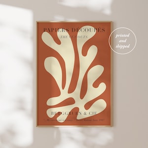 Stampa Henri Matisse - Papier Decoupe - Poster in stile Matisse - Matisse ritagliato - Stampa astratta - Arte murale color pastello - Dopamine Decor