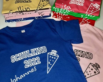 T-Shirt Schulkind 2022 Einschulung Schuki Schultüte
