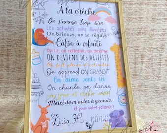 Marco de Natividad de Regalo Personalizado